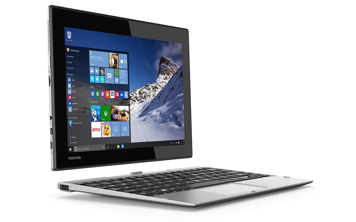Toshiba's latest laptop does convertibility on the cheap