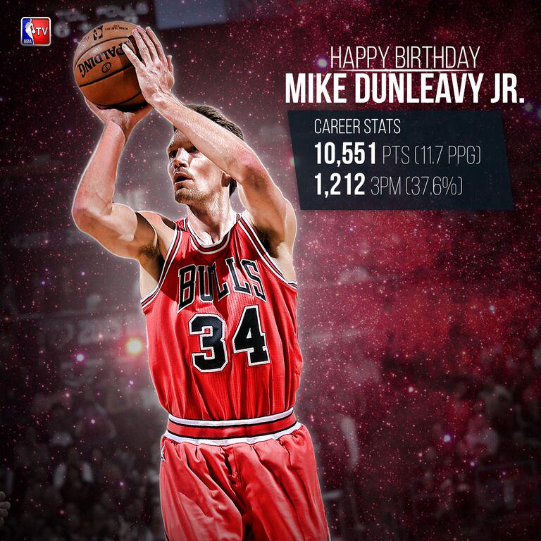 Happy Birthday Mike Dunleavy Jr! The guard turns 35 today. 