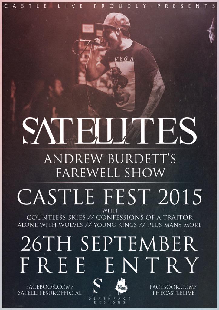 Luton and surrounding areas, it's our vocalist, Andy's last show with us so come down and give him a great send off!