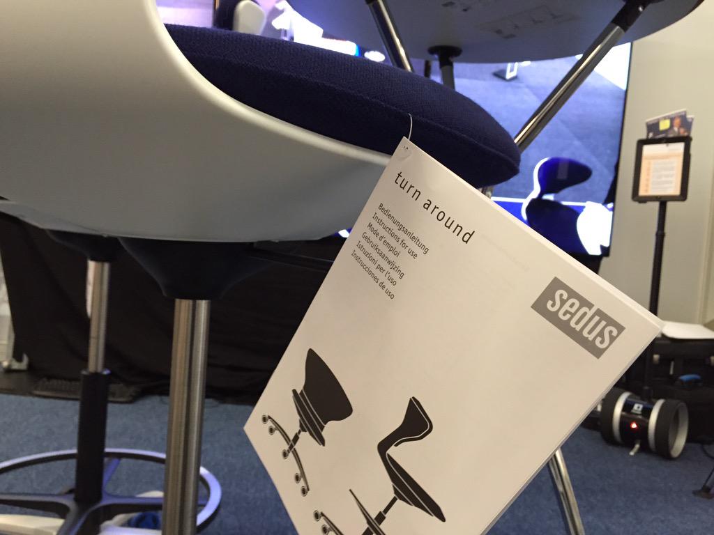 campus_markus's tweet image. Sedus turn around – die ergonomischen Hocker an unserem Stand U.12 in Halle 2.1 werden von Sedus Stoll gestellt #ZP15