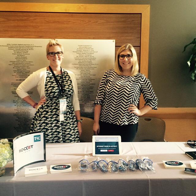 RocketFiber's tweet image. We are at @techonomy today! Come say hi. #TechonomyDetroit