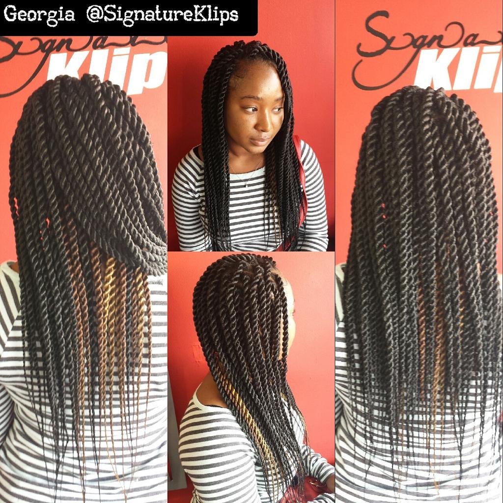 SignatureKlips's tweet photo. Two strand twist done  by Georgia @SignatureKlips #signatureklips http://t.co/2mPJXjG82F