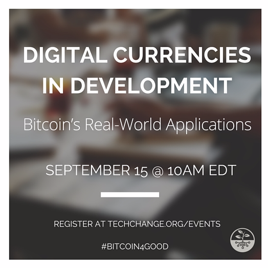 TechChange's tweet photo. Starting in a few minutes! #digitalcurrencies for #globaldev
http://t.co/RSIGjSwYVJ
#webinars #bitcoin4good http://t.co/FbeP2grFx1