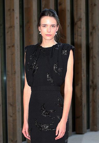 Stacy Martin attending Venice Film Festival. Make up and hair by <a href="/amybrandonmua/">amy brandon</a>
