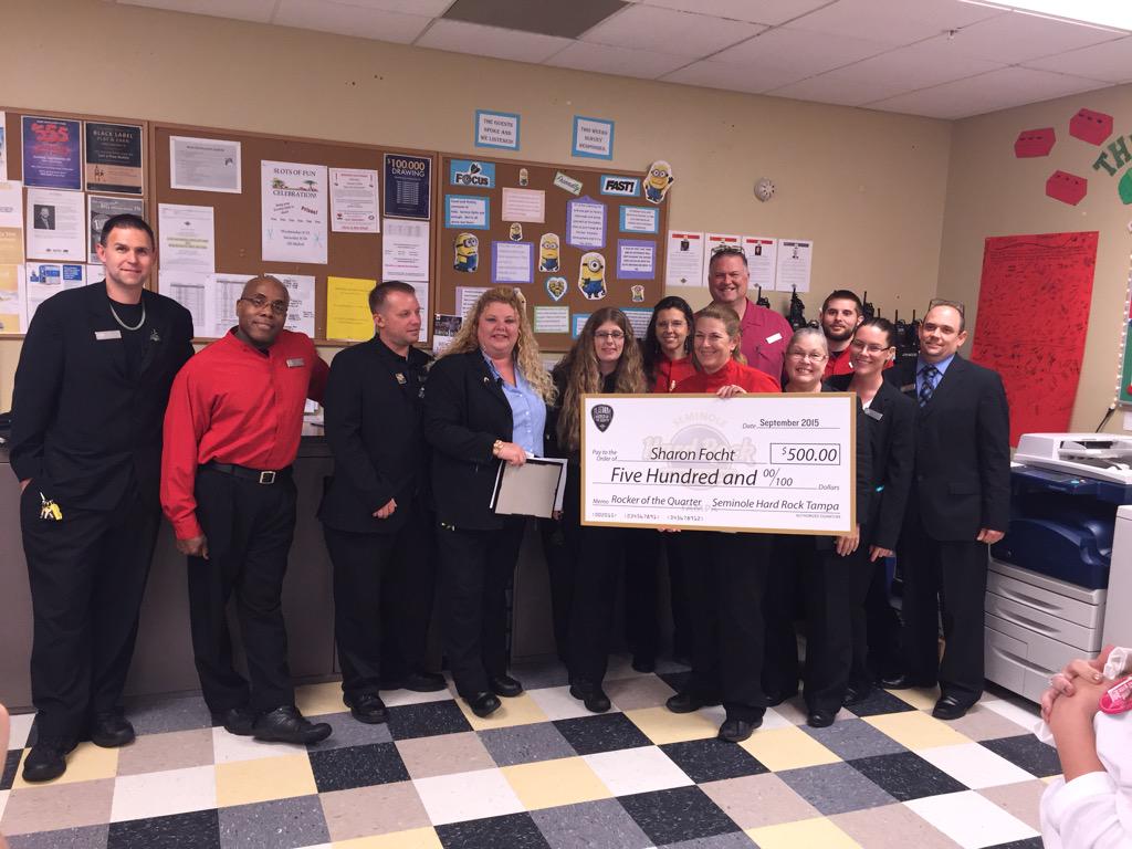 SHRTBackstage's tweet image. Congrats Sharon on winning one of the rocker of the quarter spots!! #URock #Recognition #SlotsofFun