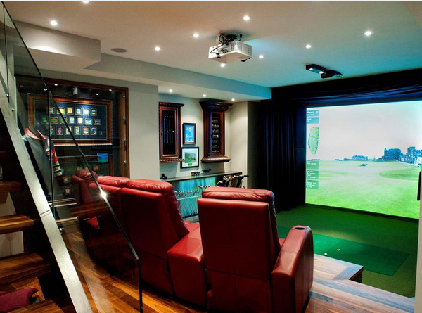 RockBottomGolf's tweet image. Now THAT'S a man cave!