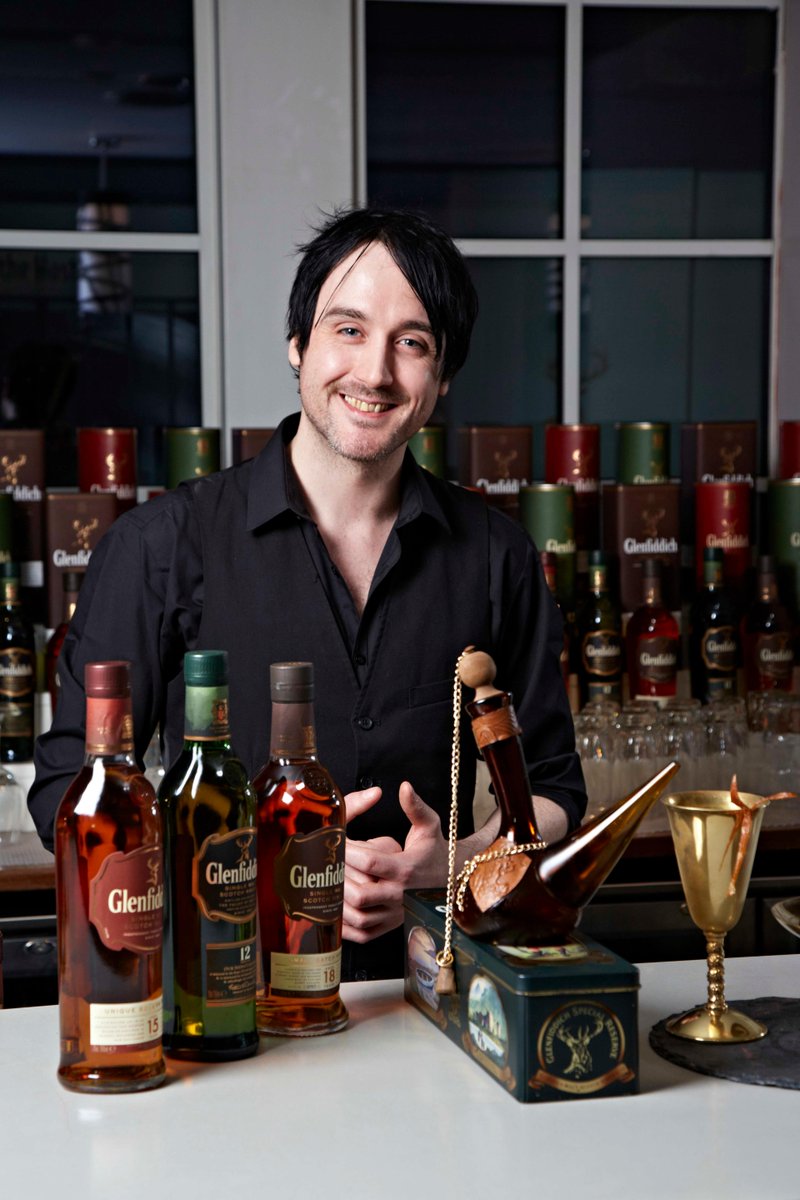 This year's Glenfiddich Malt Mastermind, Michael Cameron <a href="/GuysRestaurant/">Guy Cowan</a> and his winning serve, Ours is the Fury