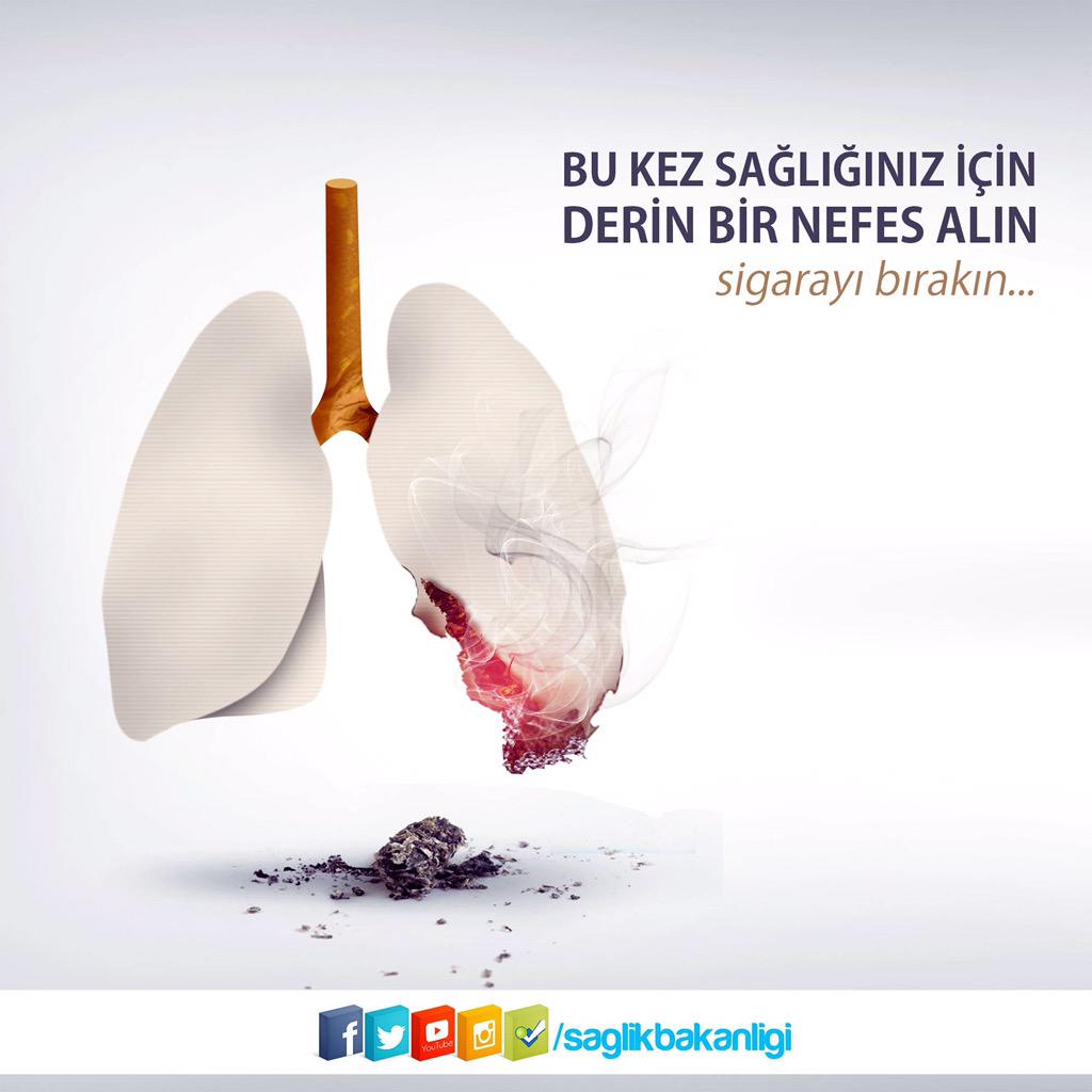 #Sigara size her nefeste zarar veriyor...