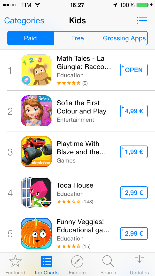 Math Tales - La Giungla PRIMA su App Store!!!!