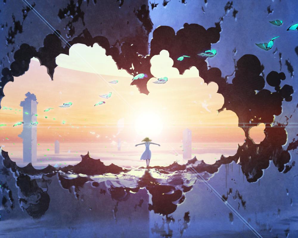 Mocha 2日目西 ひ52a 在 Twitter 上 千鱗乱舞 無数の命は無音の羽音とともにきらめく 次回comitia114 受かれば で出す予定のイラスト集にのせるイラストです 高画質版 Pixiv Http T Co Awgualtos6 Http T Co Vmmiykru0z Twitter