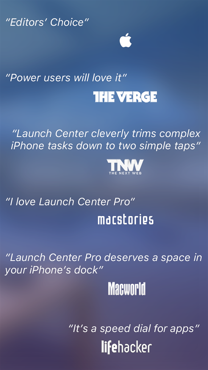 Originally rejected in 2011, <a href="/LaunchCenterPro/">Launch Center Pro</a> can now create shortcuts in Notification Center itunes.apple.com/app/launch-cen…
