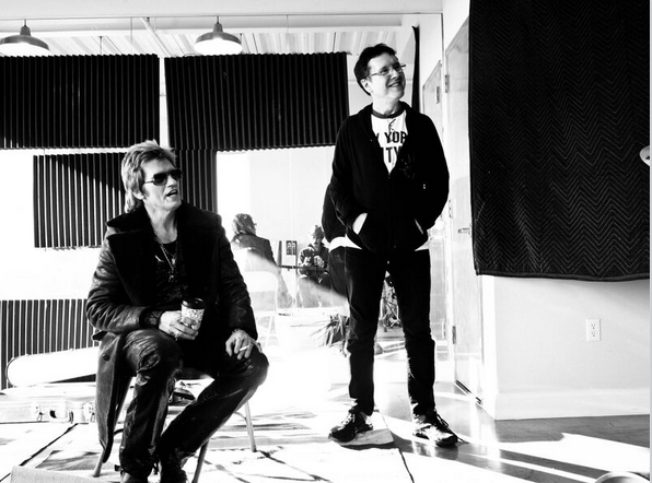 denisleary's tweet photo. Former @OzzyOsbourne keyboard master C.P. Roth tech advising @IAmJohnAles on this week's @sdrr http://t.co/1LWIiehzHJ