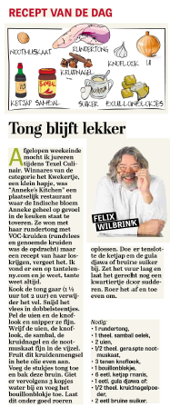 Het winnende Kwekertje van Anneke's Kitchen met recept in <a href="/telegraaf/">De Telegraaf</a>!