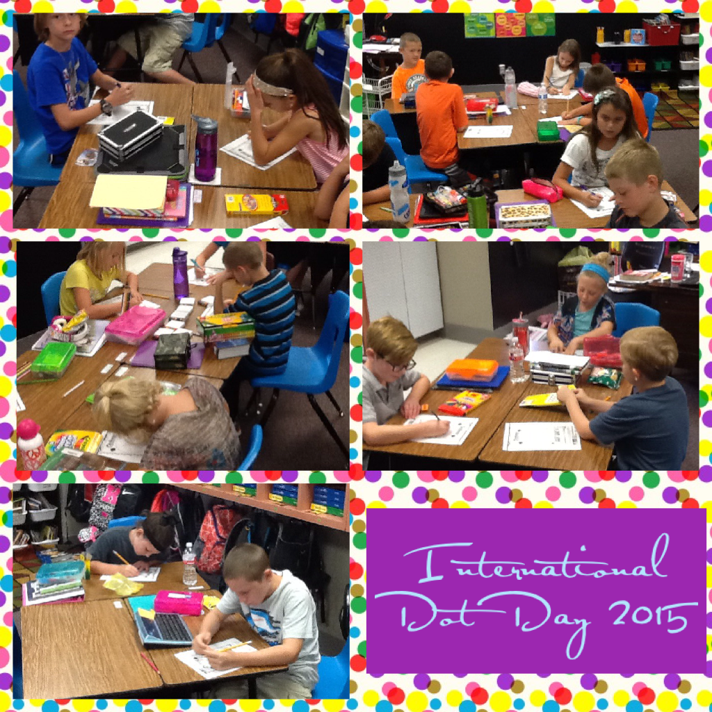 MrsBonin's tweet photo. 1st Period Making Their Mark! #azLEARNS #internationaldotday #sceloveslearning http://t.co/46nom212pP http://t.co/QvhTQ10cOC