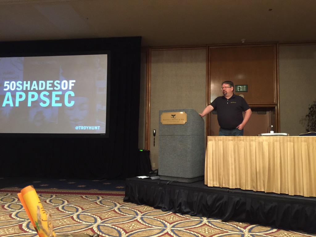 troyhunt's tweet image. Intro from Mr @richcampbell at #TECHintersection