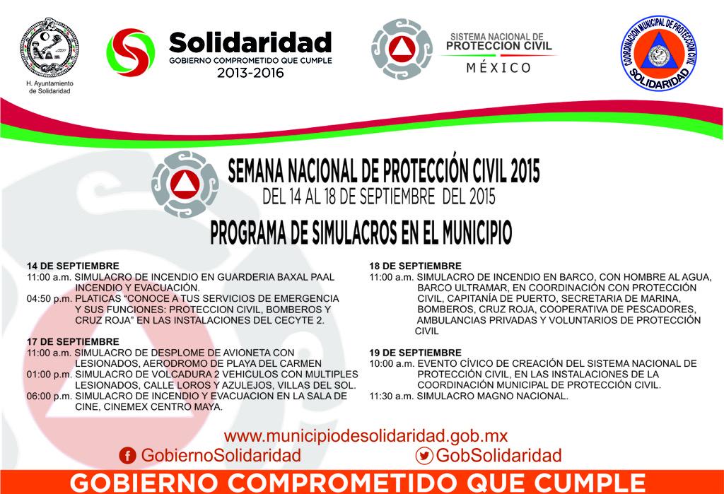 PC_Solidaridad's tweet photo. Programa de simulacros en el marco de la Semana Nal. Prot. Civil. @MauricioGongora @CinthyaOsorioG @GobSolidaridad http://t.co/u8JFKy2hAS