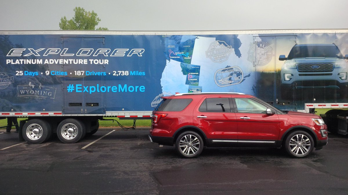 b_yong's tweet photo. Setting off on a scenic route towards #Durango with the new @Ford #ExplorerPlatinum. #ExploreMore http://t.co/TLEeZ9jiQD