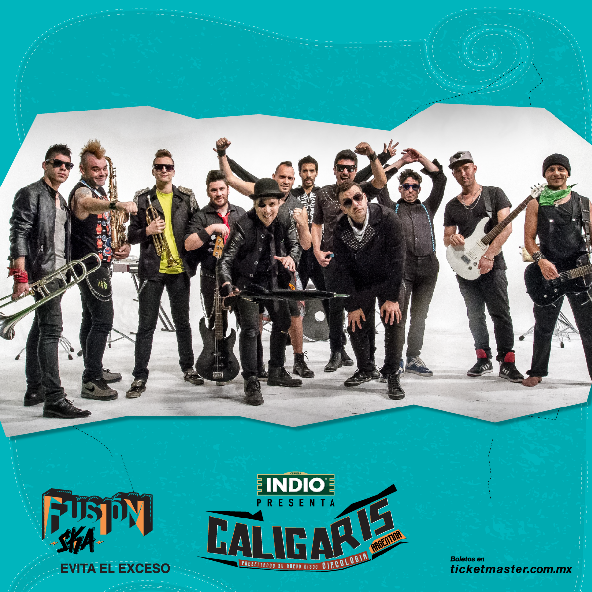 FusionMty's tweet photo. ¡@LOSCALIGARIS en #Monterrey!

7 de Noviembre - @parquefundidora 

Boletos en @Ticketmaster_Me

#FusionSKA http://t.co/wvpArPtyS0