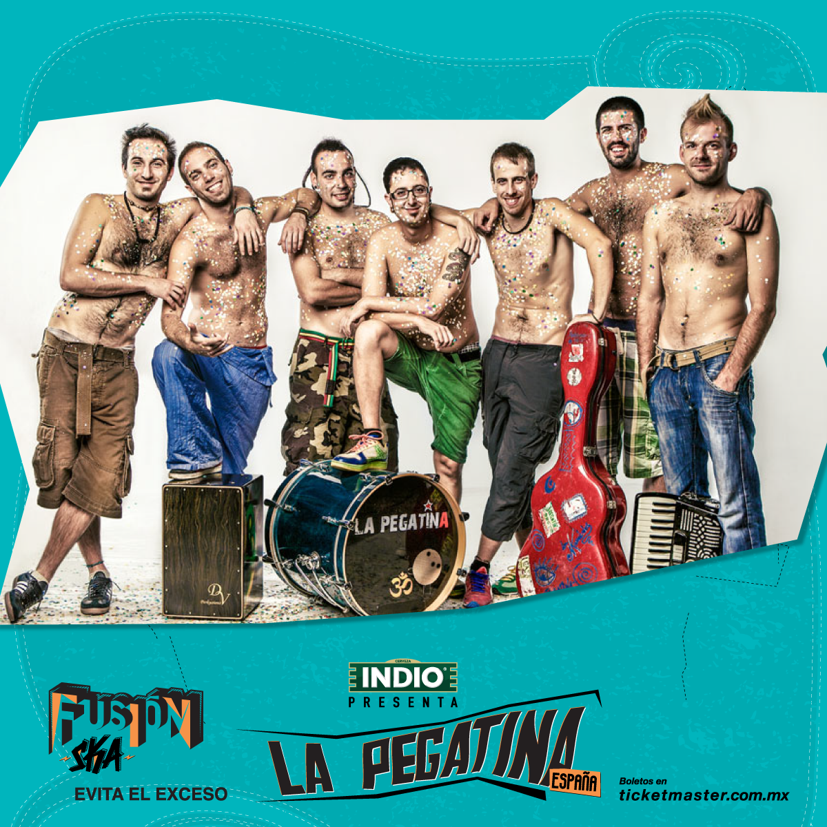 FusionMty's tweet photo. ¡@lapegatina en #Monterrey! 

7 de Noviembre - @parquefundidora 

Boletos en @Ticketmaster_Me #FusionSKA http://t.co/8BAPwBmYrc