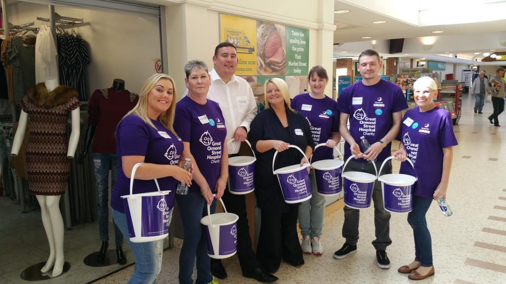 Day 2 raising for GOSH £276 today. Blackburn Town Centre new opening 
#borntobepurple #rememberwherethemoneygoes