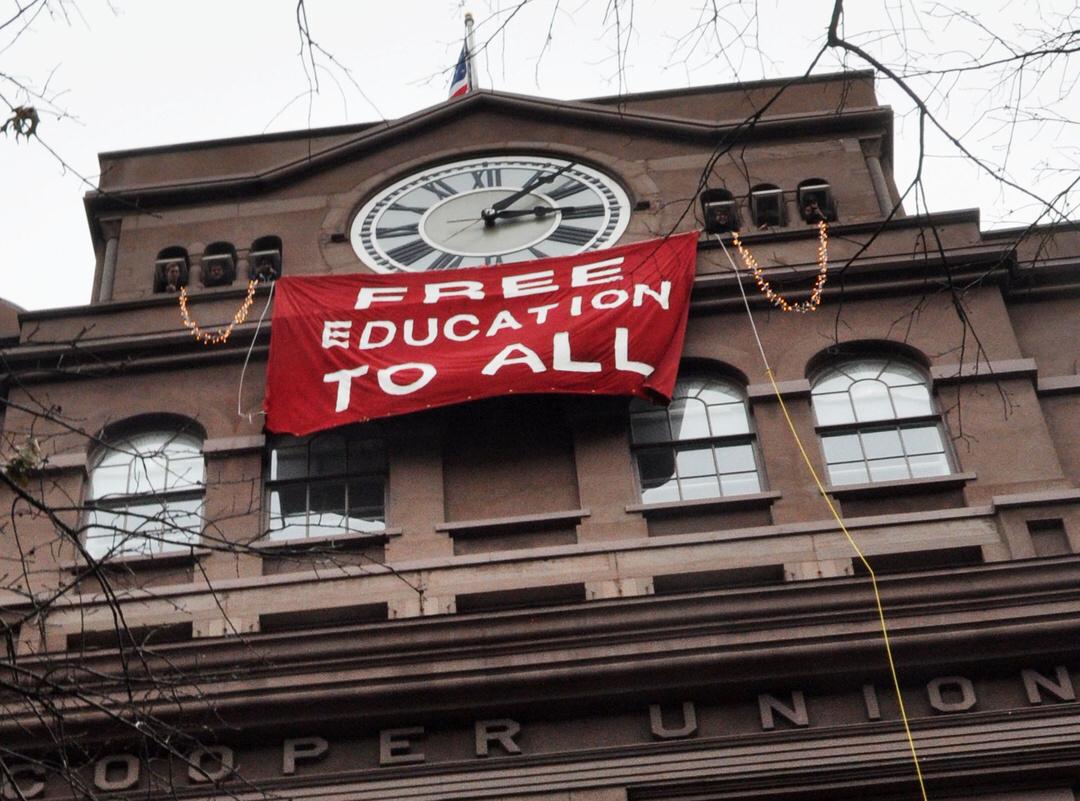 artsy's tweet image. Inside the fight for free education at Cooper Union: bit.ly/1UROTrL