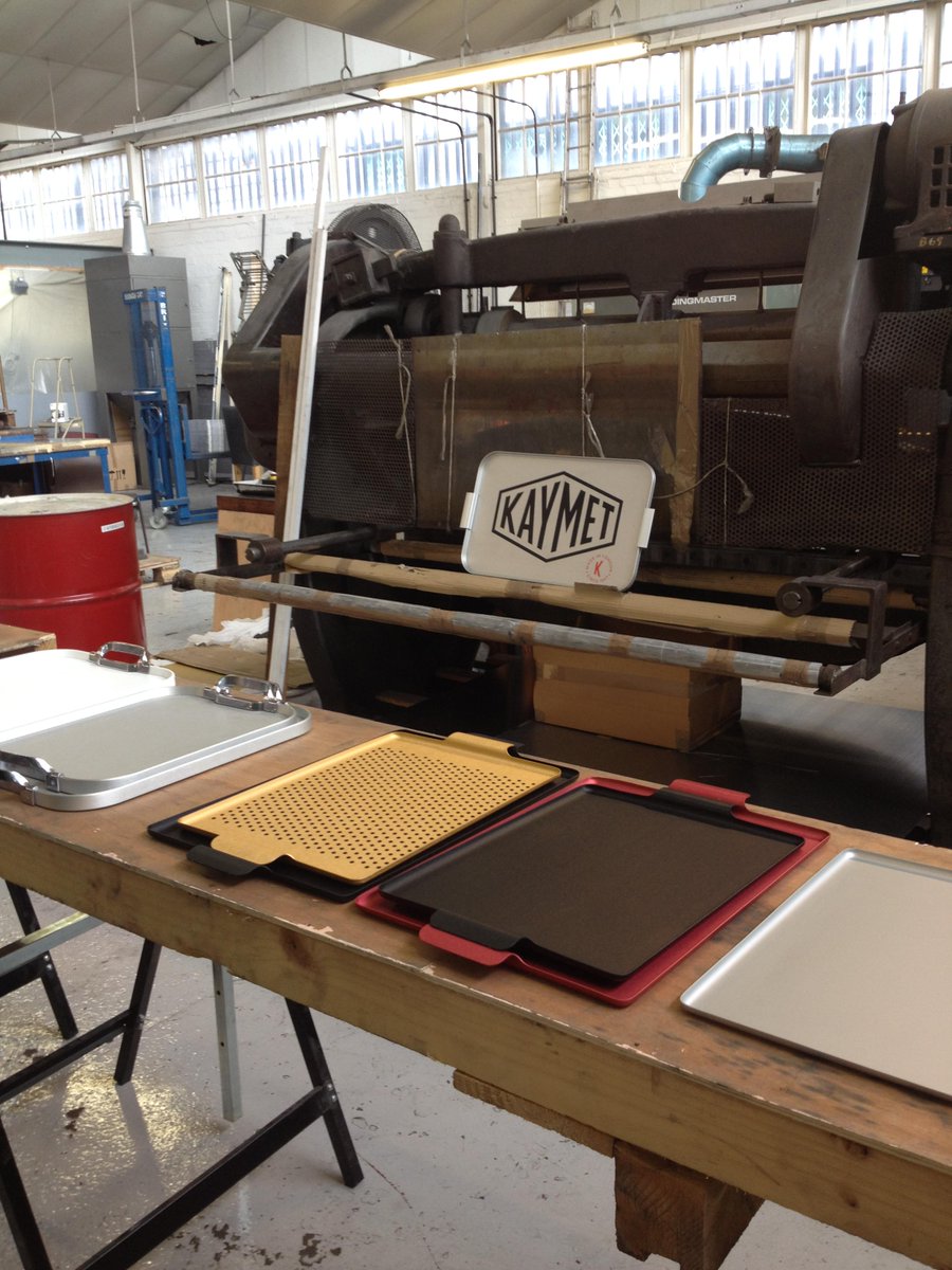 ej_metcalfe's tweet photo. The final stop on the @ClippingsDesign East London Design Safari: the 
brilliant Kaymet factory #redesigndesign http://t.co/GPrICgIWen