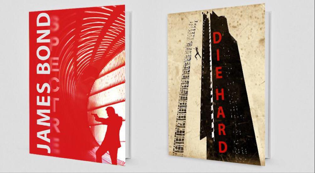 BookArtGuy's tweet image. Some #film #fanart covers I created for fun. #jamesbond #SPECTRE and #diehard