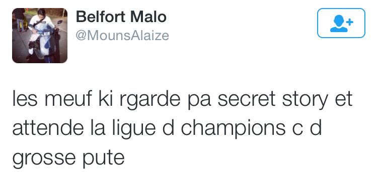Sinay411's tweet photo. @MounsAlaize PTDRRR CHUIS OFF C UN FOU!! 😂😂😂 http://t.co/GAJqnEGrZK