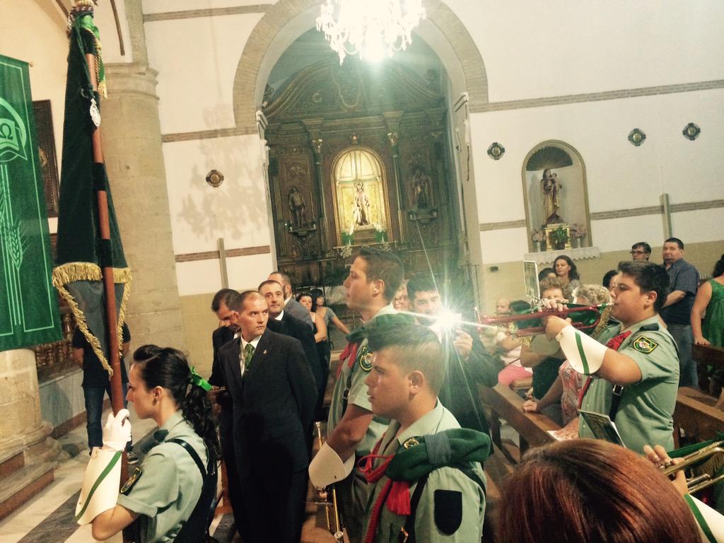 Ayer acompañamos a <a href="/CoinVeraCruz/">Hdad de la Vera-Cruz Coín</a> en el día de la exaltación de la cruz.