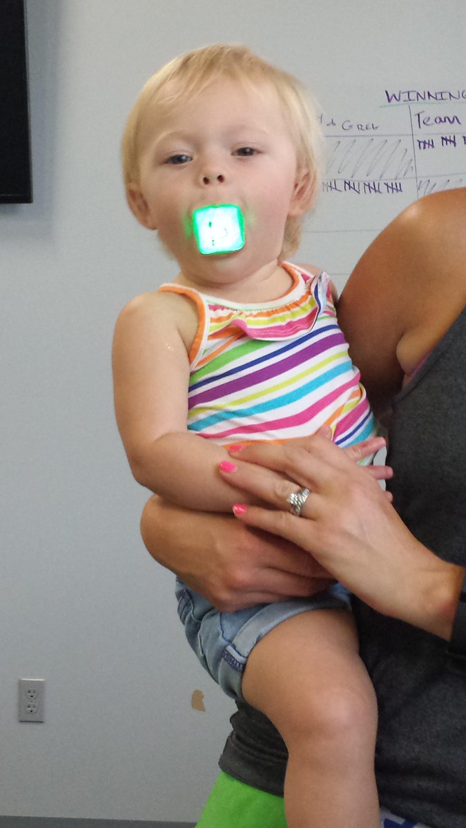 agencybloc's tweet photo. Wait a minute...this isn't what we mean by #BlocTalk. Regardless, @RobbinsKellieA's daughter Stella loves the Bloc! http://t.co/ygYnSOlrBv