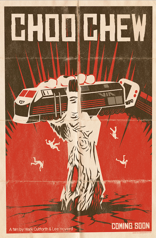 ChooChewMovie's tweet photo. Avoid the Chumley - Toronto line... We've heard reports of Zombies! http://t.co/1tSqs36D1C