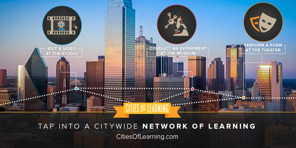 WeAreLRNG's tweet photo. #CitiesLearn like @LearnBigD create a culture of learning by turning cities into campuses. #education http://t.co/4y4ZU6dTpE