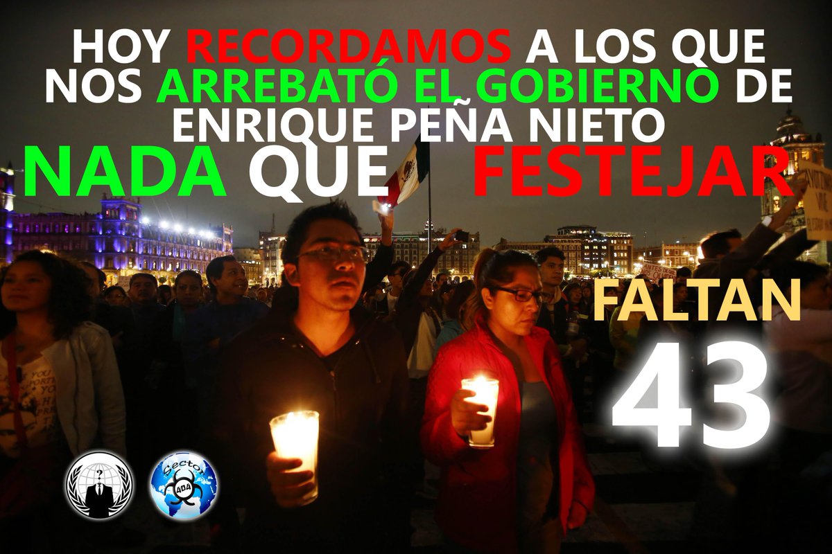 Nada que festejar #15DeSeptiembre fb.me/4LxdUP1uD Hacked #Anonymous #ayotzinapa #MexicoLindoYQuerido