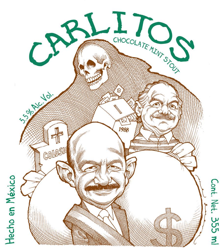 Tenemos a #Carlitos en Damajuana! de <a href="/Errordedic/">Error de Diciembre</a> llega ésta chocolate mint #stout para celebrar las #fiestasPatrias