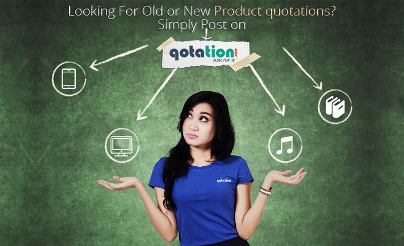 Qotation's tweet image. Now you can simply post your needs &amp;amp; sellers fight to give you best quote, isn't it amazing! goo.gl/qtXlvN