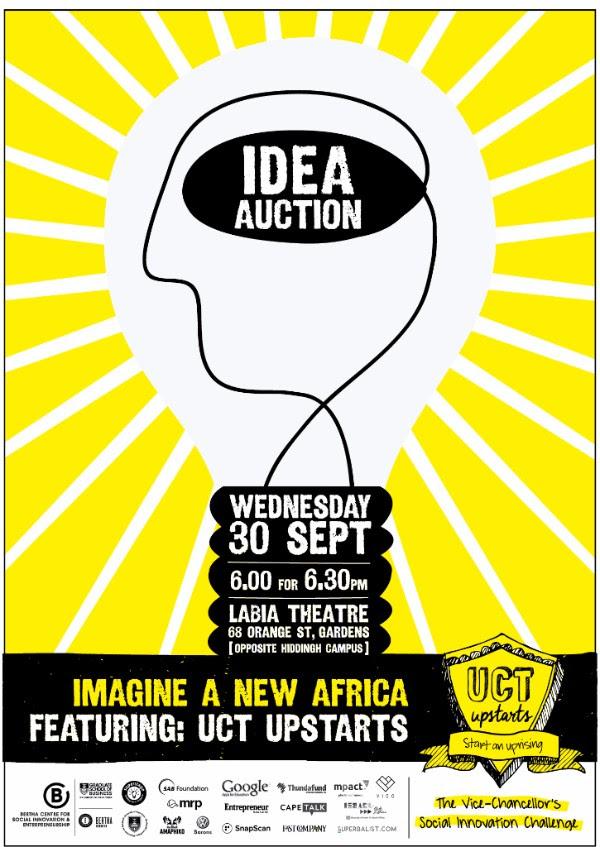 Witness the kickstarting of our movement at the #uctupstarts IDEA AUCTION! <a href="/UCTupstarts/">UCTupstarts</a>