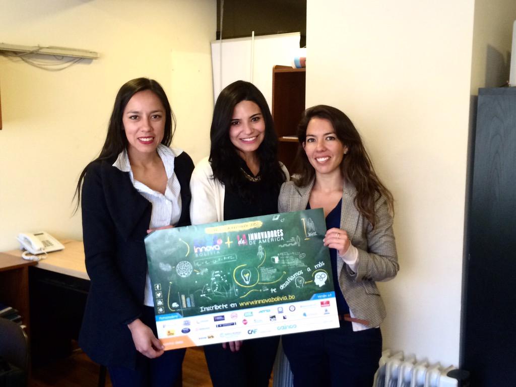 BoliviaInnova's tweet photo. Agradecemos a la Secretaría de Desarrollo Económico y Productivo del G. Municipal Tarija por su apoyo a #InnovaBo http://t.co/pl4SHqR4NB