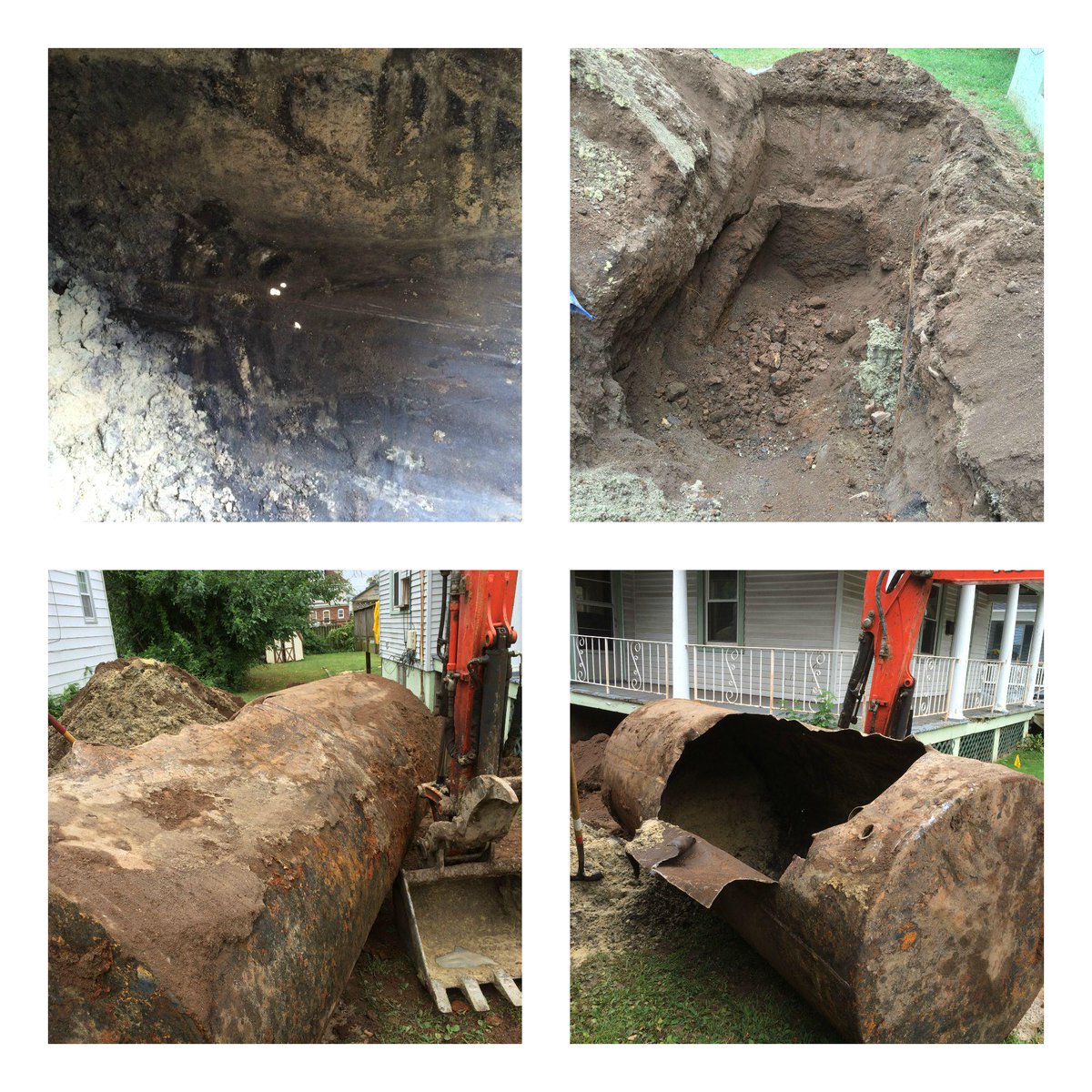 ERCenviro's tweet image. Over in Bound Brook, NJ with an oil tank removal