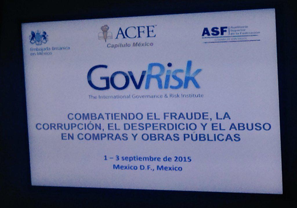 UKinMexico's tweet photo. Presentes en la clausura del evento #GovRisk.#MC800 http://t.co/7UErsBQt96
