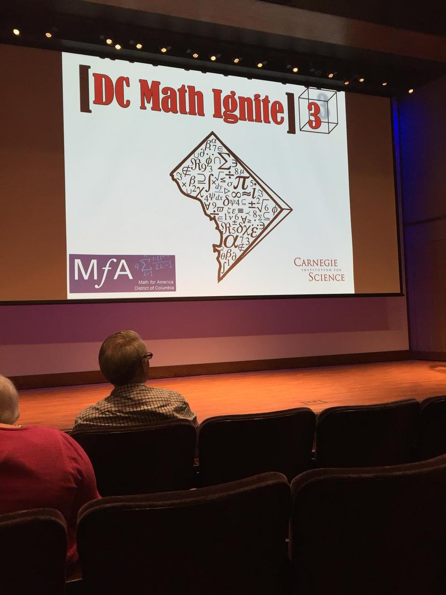 jess_proffitt's tweet image. Getting ready for some awesome talks on #math #mathforamerica #dcmathignite