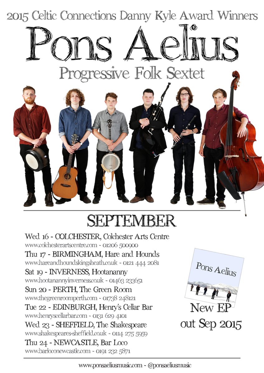 ponsaeliusmusic's tweet image. Catch us @ColchesterArts on September 16th as part of our new EP promo tour! #PonsTour