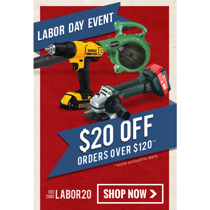 Celebrate this #LaborDay weekend with a 20, on us. 
Use Coupon Code: LABOR20 Shop Now » bit.ly/1vUHc40
