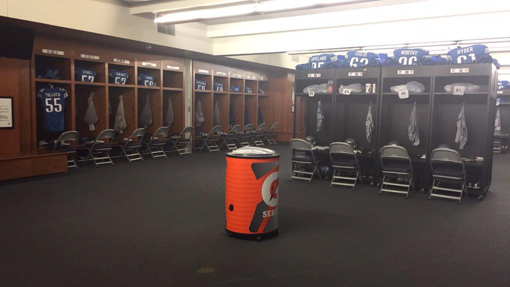 Detroit Lions A Twitter Lions Locker Room Ready For