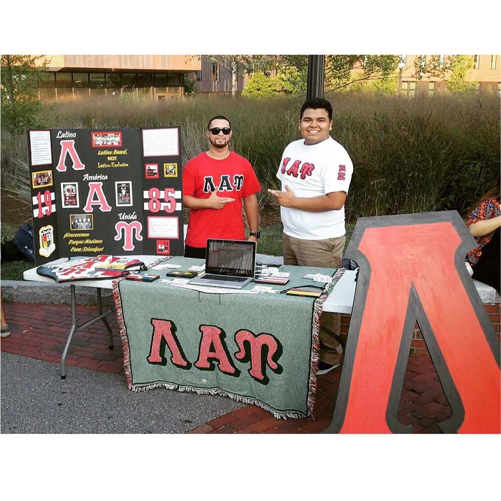 Xi_LAU's tweet image. Look out for our hermanos next Wednesday at the Involvement Fair! #GoGreek #ExecutiveLambdas #XiChapter #UCONN