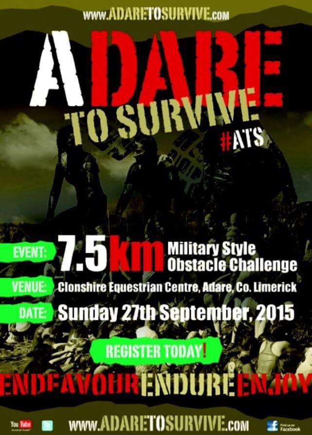 AdareToSurvive's tweet photo. Dont forget only 24 days left to #Ats2014 http://t.co/7xtpA4hK8u @LimerickHour #Lockebar http://t.co/FwnCCW9RnW