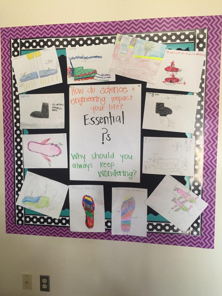 3rdHuffman's tweet photo. We're working on being engineers in third grade! Check out our redesigned shoes! #huffmanhawkssoar http://t.co/ueNQY5i0PH