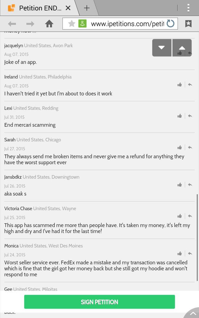 Mercariscampage's tweet photo. Mercari is a scam everyone beware @mercari_app http://t.co/Y4BS2uYYrE