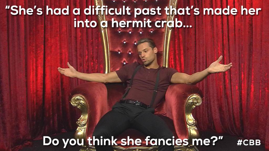 bbuk's tweet photo. Does Farrah fancy James?! RT for yes, fave for no. #CBB http://t.co/Nsait6TlLI