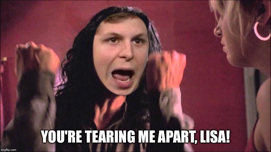 theroomactors's tweet photo. Oh hai @Michael_Cera_X, here's a special meme from @theroomactors! #michaelcerafan #mocktheroom #getyourspoons http://t.co/j5rL7jlRly