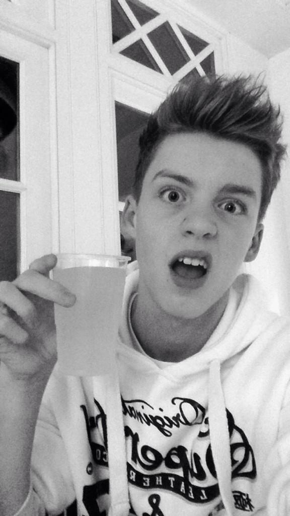 " I accidentally froze my water. Heh, oops. "